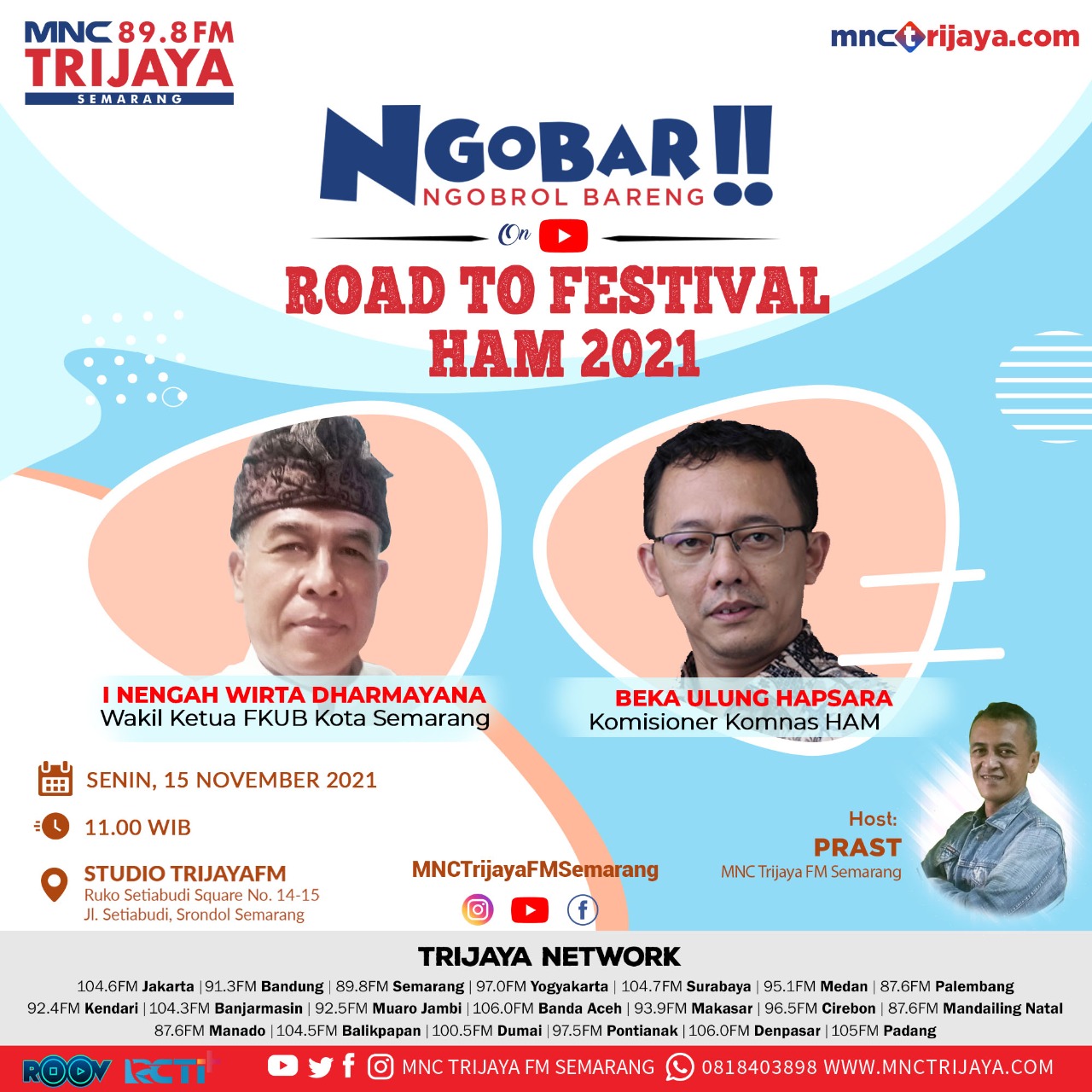 Mengapa Festival HAM 2021 Diselenggarakan di Semarang? 